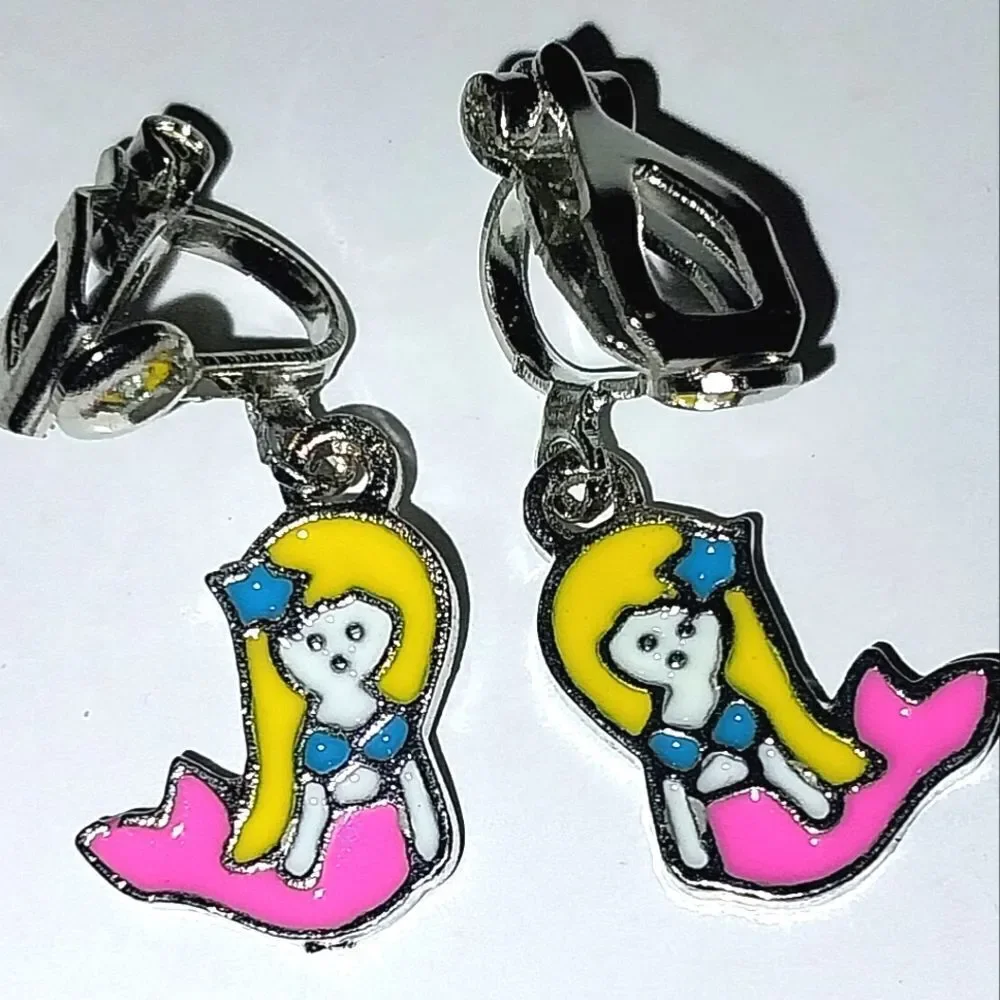 Super cute kid's fashion clip-on earrings